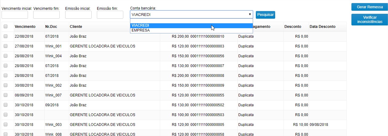 remessas retornos cnab 02